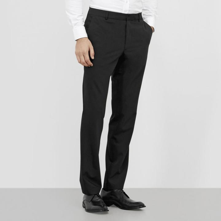 Kenneth Cole Black Label Stretch Suit Pant - Black