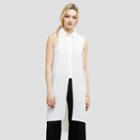 Kenneth Cole New York Button Front Tunic - White