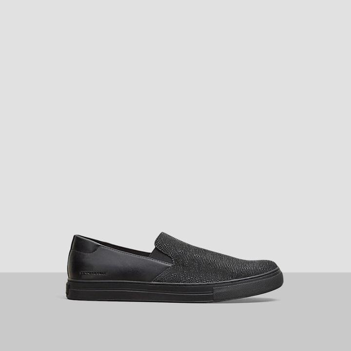 Kenneth Cole New York Double Or Nothing Stingray Leather Loafer - Black