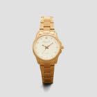 Kenneth Cole New York Goldtone Watch With Diamond Marker - Neutral
