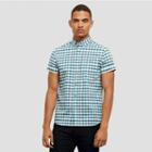 Reaction Kenneth Cole Gingham Print Button-front Shirt - Bluejaycmb