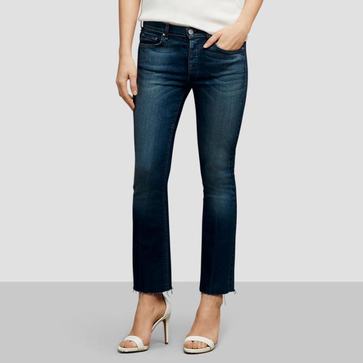 Kenneth Cole Black Label Frayed Hem Bootcut Jean - Tomorrow Lan
