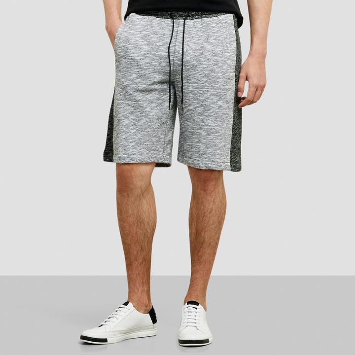 Reaction Kenneth Cole Melange Knit Short - Charcol Hthr