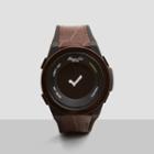 Kenneth Cole New York Connect Smart Watch With Croco-embossed Leather Strap - Neutral