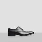 Kenneth Cole New York Regal Presence Leather Cap-toe Shoe - Brown