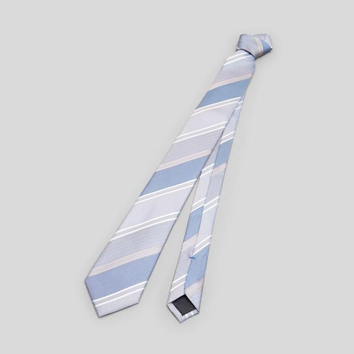 Reaction Kenneth Cole Striped Tie - Navy