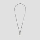 Kenneth Cole The Giving Keys Gold 'courage' Rebel Lock Necklace - Silver