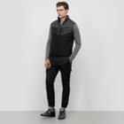 Reaction Kenneth Cole Color Block Puffer Vest - Black