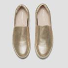 Kenneth Cole New York King Metallic Sueded Sneaker - Light Gold