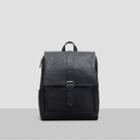 Reaction Kenneth Cole Flapover Backpack - Black