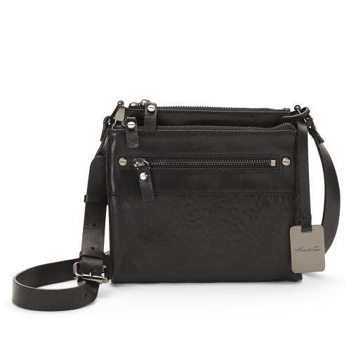 Kenneth Cole New York Morningside Leather Cross-body - Black
