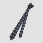 Kenneth Cole New York Horizontal Stripe Tie - Black