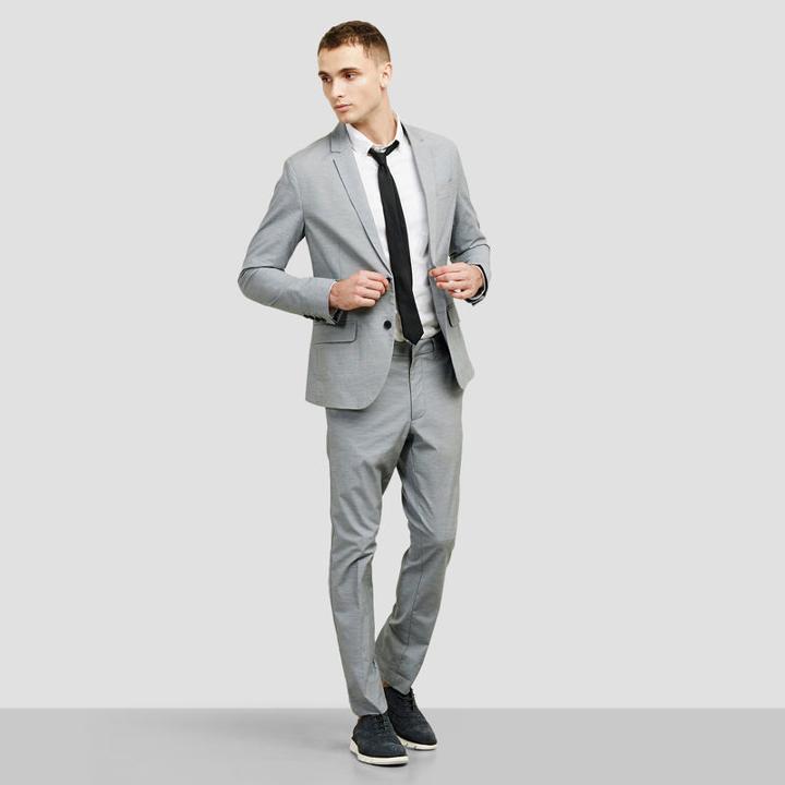 Reaction Kenneth Cole Cotton Suit Jacket - Indigo