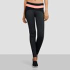 Reaction Kenneth Cole Curve Block Legging - Chcl/black/brg