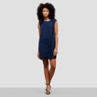 Kenneth Cole Black Label Silk Lace-up Dress - Deepmarine