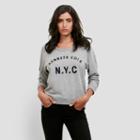 Kenneth Cole New York French Terry Logo Sweatshirt - Heather Grey