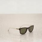 Kenneth Cole New York Olive Plastic Sunglasses With Green Lenses - Grn/grn