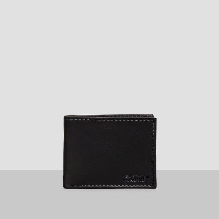 Reaction Kenneth Cole Leather Traveler Passcase Wallet Wallet - Black