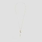 Kenneth Cole The Giving Keys Gold 'love' Lock And Key Lariat Necklace - Gold