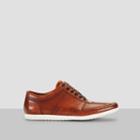 Kenneth Cole New York Take Notice Burnished Leather Sneaker - Brown