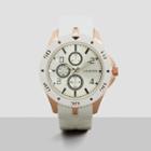 Unlisted, A Kenneth Cole Production White And Rose Goldtone Accent Watch With Plastic Strap - Neutral