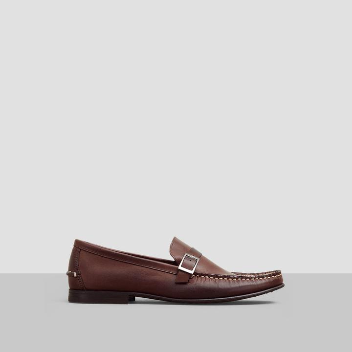 Reaction Kenneth Cole Down 2 The Wire Leather Loafer - Brown