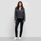 Kenneth Cole New York Puffer Jacket With Removable Hood - Black
