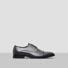 Kenneth Cole New York Sound T-rack Burnished Leather Shoe - Navy