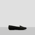 Reaction Kenneth Cole Sweet Trick Suede Flat - Shoes - Black