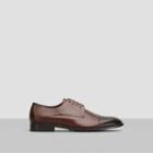 Kenneth Cole New York Sound T-rack Burnished Leather Shoe - Brown