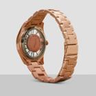 Kenneth Cole New York Rose Goldtone Pave Rhinestone Link Watch - Neutral