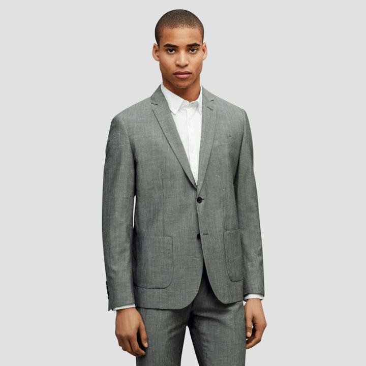 Kenneth Cole Black Label Slim-fit Suit Jacket - Black