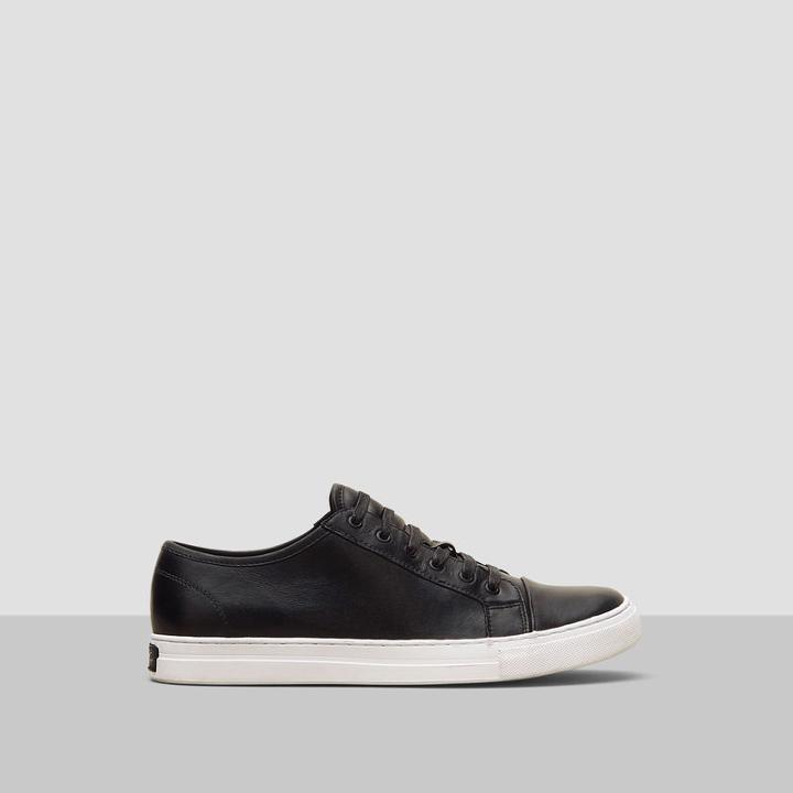 Kenneth Cole New York On The Double Leather Low Top Sneaker - Black