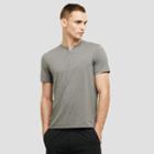 Reaction Kenneth Cole Solid Henley T-shirt - Flannel Heat