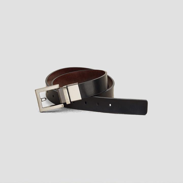 Reaction Kenneth Cole Four Seasons Reversible Belt - White/black