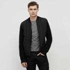 Kenneth Cole New York Nylon Quilted Sweater - Charcol Hthr
