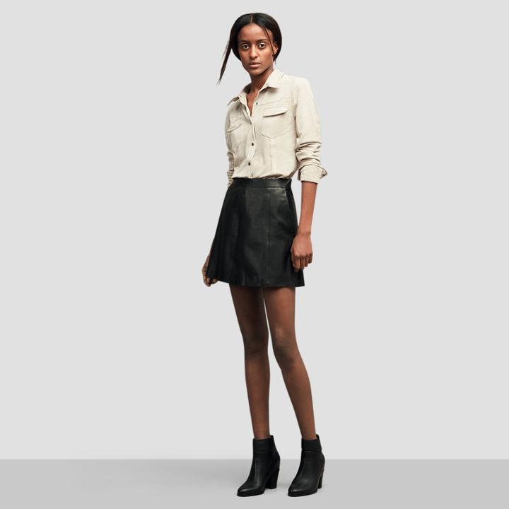 Kenneth Cole Black Label Suede Shirt Jacket - Chalk