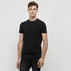 Kenneth Cole New York Short-sleeve Crewneck Stretch Pima Cotton T-shirt - Black