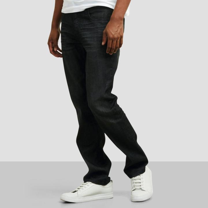 Reaction Kenneth Cole Slim-fit Distressed Jean - Black