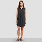 Kenneth Cole New York Sleeveless Shirt Dress - Lead