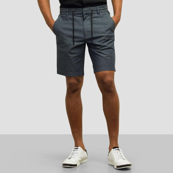 Kenneth Cole New York Chambray Drawstring Short - Indigo