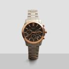 Kenneth Cole New York Silver And Rose Gold Chronograph Watch - Neutral