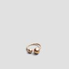 Kenneth Cole Black Label Rose Goldtone Open Ball Ring - Shiny Gold