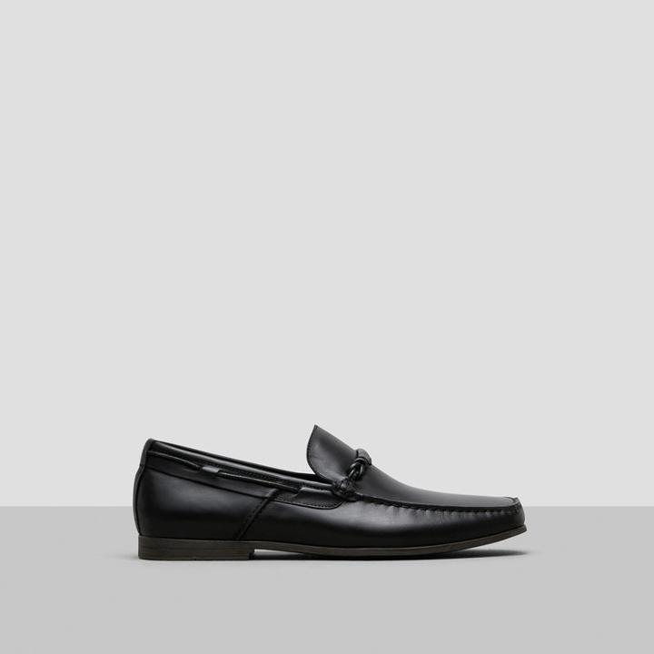 Reaction Kenneth Cole Nick-name Leather Loafer - Brown