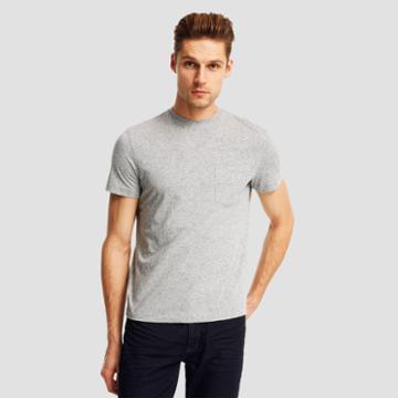 Kenneth Cole New York Short-sleeve Speckled T-shirt - Blue Cave