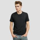 Reaction Kenneth Cole Short-sleeve Terry Crewneck - Black