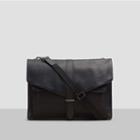 Kenneth Cole New York Leather Document Case - Black