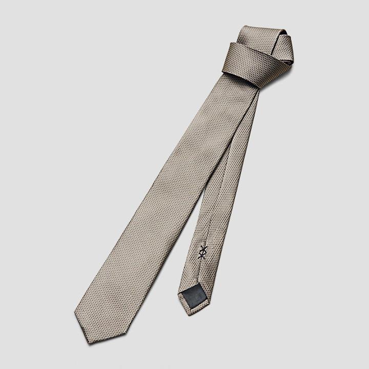 Kenneth Cole New York Connected Dot Tie - Taupe