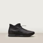 Kenneth Cole New York Hole In 1 Leather Jogger Sneaker - Black