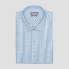 Reaction Kenneth Cole Long Sleeve Slim Fit Dress Shirt - Pool Blue